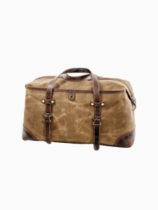 34L Classic Waxed Canvas & Full Grain Leather Travel Bag